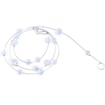 Moodne kodukaunistus Kristallhelmestega kardina vaheukse kardinapaneel ruumi uks One Size puhas