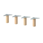 IKEA jalad 10 tk puidust EKET cm, 4, (604.741.52)