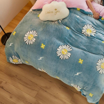 Talvine tekikott Paks fliis, soe flanellist korallist kahepoolne sametvoodipesu, &uuml;hekohaline kaheinimesevoodi Queen-suurusega tekikott 1.2m 4pcs 1.5x2&set