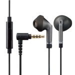 ELECOMi stereok&otilde;rvaklapid mikrofoniga kiire muusikaga sisek&otilde;rva t&uuml;&uuml;p FS10I raskeveokite kaabel must 3,5 mm 13,6 mm EHP-FS10IMBK must