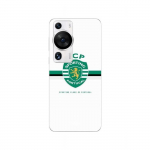 Coque - Maniacase - Huawei P60 Pro - Sporting Portugal - Souple - Blanc