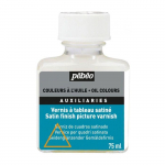 Vernis &agrave; tableau satin&eacute;e - PEBEO - 75 ml - Transparent - Id&eacute;al pour artistes - Finition satin&eacute;e