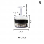Mitmekihiline meediumipneumaatiline kalapaagifilter akvaariumi nurga k&auml;snfilter Vaikne Betta Fry krevettide ja v&auml;ikeste kalade biovahufilter 8*10cm puhas