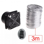 Suibu v&auml;ljat&otilde;mbeventilaator USB-toitega joodisabsorber ESD suitsueemaldaja Fan plus 3 m pipe