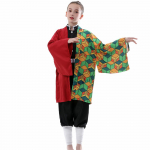 Anime Deemonitapja: Tsuyuri Kanawo Kamado Nezuko Kimono Cosplay t&uuml;drukutele ja poistele, rollim&auml;ngu kost&uuml;&uuml;m, laste komplekt 150cm