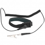 Staatilise elektrikindel randmerihm, reguleeritav korduvkasutatav ESD k&auml;ev&otilde;ru elektroonikaseadmete jaoks must