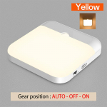 Liikumisanduri valgus USB &ouml;&ouml;valgusti LED-lamp l&uuml;litiga Laetav induktiivvalgustid k&ouml;&ouml;gi treppide jaoks esikus kapis magamistuba