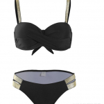 Seksikas push-up naiste ujumiskost&uuml;&uuml;m ujumisriided naiste bandaažiga bikiinid Brasiilia biqini rannariided 2-osaline komplekt ujumiskost&uuml;&uuml;m L must