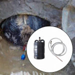 T&auml;ispuhutav torukorkpall Test pikendusega Bassein Lihtne kasutada K&auml;sitsi Kanalisatsioon DN100mm