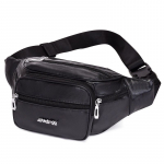 Suure mahutavusega nahkkott meeste v&ouml;&ouml;kotiga crossbody-kott PU veekindel rinna kott raha kogumiseks v&auml;listingimustes sportimiseks