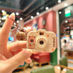 Kapiibara Projektsioonkaamera V&otilde;tmehoidja Joonisfilm Kawaii Mini Kaamera V&otilde;tmehoidja Riputatav Kaunistus Seljakoti Ripats