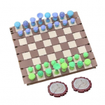 1 komplekt magnetilised metsa seened malem&auml;ng kokkurullitava palklauaga Lapsed T&auml;iskasvanud Kaasaskantav Reisim&auml;ng &Otilde;petlik Kabe Lauam&auml;ng M&auml;nguasi heleroheline v&auml;rv