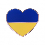 Ukraina lipp S&uuml;dame m&auml;rk Metallist n&ouml;&ouml;pm&auml;rk S&uuml;damekujuline pross Rev&auml;&auml;rin&otilde;elad R&otilde;ivatarvikud Jaki M&uuml;tsi Koti jaoks Love Heart