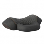 Kaelakaitse k&uuml;&uuml;rpadi m&auml;luvahust kaelapadi valu leevendamiseks t&auml;iskasvanutele Ergonoomiline kaela &otilde;lapadi meestele naistele magamiseks tumehall v&auml;rv