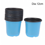 10 tk plastist lillepoti kasvatamine sukulentsete taimede jaoks V&auml;ike lillepott Lihtne istutuspott, paksendatud taimepotid 2 sinine