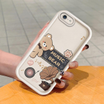 Pehme silikoonist ruudukujuline redelprintimismuster telefoni korpus, t&auml;iskaanega kaamera p&otilde;rutuskindel kaitse kummist &uuml;mbris iPhone Infinix Tecno OnePlus jaoks iPhone 13 valge