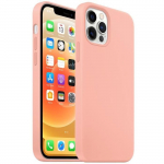 Coque silicone mat slim pour iphone 13 (6,1 ) rose e.F.Connection