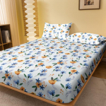 1 Lihtne Moodne Taimede Lilledega Prinditud Matt Paigaldatav Lakan, Magamistoa Prinditud Voodikate, Voodipesu (V&auml;lja arvatud padjap&uuml;&uuml;rid) 71x132cm