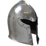 Barbuta kiiver keskaegne Itaalia soomuse koopia ajalooline LARP-i, Cosplay, Taaslavastuste, Kollektsion&auml;&auml;ride jaoks