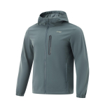 Li Ning Fitness Series Br&auml;ndi logo Vabaaja mugav T&otilde;mblukuga tuulejope Meeste &uuml;ler&otilde;ivad Tormihall AFDV071-3 XXL