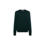 Polo Ralph Lauren S&uuml;gis/Talv 23 &Uuml;hev&auml;rviline logoga tikitud V-kaelusega pusa Pikak&auml;eline kampsun Meeste kampsun Tume roheline 710883124-012 M black