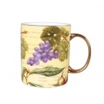 400ML Luukeraamiline kruus Pastoraalne Loov V&auml;rviline Puuviljamustriga Tass P&auml;rastl&otilde;unatee Tass Kohvitass Keraamiline Piimakruus Lauaarvuti 401-500ml