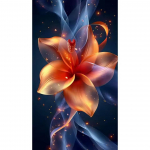 Fantaasia Valge Lilleline Maastik Strasspilt 5D Ise-tee Teemantmaal Mosaiik Lill Tikand Suurem&otilde;&otilde;tmeline ristpiste Full Round 50x100CM