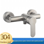 Peidetud 304 roostevabast terasest du&scaron;isegisti segistiga Water Outflow Down