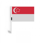 Drapeau &ndash; mitmev&auml;rviline &ndash; Singapur &ndash; 10 t&uuml;kki &ndash; 14 x 21 cm &ndash; pol&uuml;ester