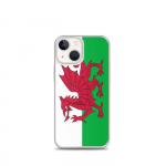 Coque iPhone - mitmev&auml;rviline - Drapeau Pays de Galles - Souple - TPU - &Uuml;hilduv iPhone 13 mini