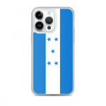 Coque iPhone &ndash; Drapeau Honduras &ndash; iPhone 14 Pro Max &ndash; Supp &ndash; Mitmev&auml;rviline &ndash; TPU l&auml;bipaistev