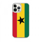 Coque iPhone - Ghana - Drapeau - Souple - Mitmev&auml;rviline - &Uuml;hilduv iPhone 13 Pro Max