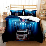 Scania veoauto tekikott 3D-tr&uuml;kiga pehme tekikate mikrokiud voodipesukomplekt trendikas veoauto tekikate toakaunistuseks 2/3 tk Au Single 140x210cm blue