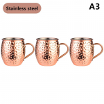 530ml 100% vaskne Moskva muuli kruus kokteilile, veinile, haamerdatud vaskse v&auml;limusega &otilde;llekruusid, kohvikruus, piimakruus, baarikruus, joogin&otilde;ud, vastupidav