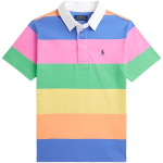 Polo Ralph Lauren Polo S&auml;rk Logo Tikand Triibuline Puuvillane L&uuml;hikeste Varrukatega Laste T-s&auml;rgid Mitmev&auml;rviline CWPOKNIY8021407-999 XL