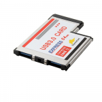 54mm Express Card Expresscard 2 pordiga USB 3.0 adapter s&uuml;learvutile NEC kiibistikuga