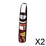 2xTouch up Auto Paint 2 in 1 Touch Pen Accessories Car Scratch Repair Pure white
