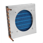 K&uuml;lmkapi kondensaator &Otilde;hkjahutusega radiaator K&otilde;rge j&otilde;udlusega Kompaktne T&otilde;hus Toru 17.5cmx3.5cmx17.5cm