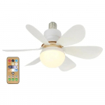 Laeventilaatori valgusti LED 30W 40W Lihtsad valgustid E27-ga Kaugjuhtimispult Kodu Elutuba &Otilde;ppetuba Majapidamise Dekoratiivne Ventilaatori Valgustus 30W valge