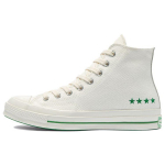 Converse Chuck 70 High Rohelised T&auml;hed Unisex Tossud Valge Vintage-Valge Amarillo 170999C 37.5