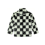 Vans Ruudumustriga Seisva Kraega Jakk Naistele &Uuml;ler&otilde;ivad Must Valge VN0A5LJ5705 S