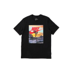 Nike Sportswear P&auml;ikeseloojangu Prindiga &Uuml;mmarguse Kaelusega T-s&auml;rk Meeste Topid Must CT6885-010 M