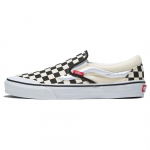 Vans Classic Slip-On 138 Sidestripe - Must ruuduline Unisex tossud VN000BW3BKC 37