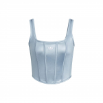 Adidas Originals Trefoil Series Korsett-topp &Uuml;hev&auml;rviline Logoga Spordikampsun Naiste Topid Tekstuur-Sinine IX1913 XXS