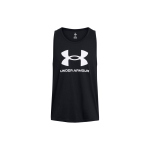 Under Armour Sportstyle Logo Prindiga Varrukateta Kapuutsiga Vest Meeste Topid Must 1382883-001 M