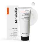 Minimalistlik kerge vedel p&auml;ikesekaitsekreem SPF 50 PA++++ rasusele nahale, laia spektriga, kerge, vee- ja higikindel 50ml