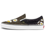 Vans Slip-On Seeria Variant P&auml;evalilletr&uuml;kiga Vabaaja Madalad Rula Kingad Unisex Tossud Must Mitmev&auml;rviline VN0A33TB9FV 36.5