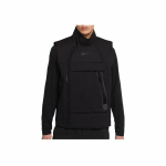 Nike &uuml;hev&auml;rviline vabaaja as&uuml;mmeetrilise lukuga logotr&uuml;kiga p&uuml;stkraega vest meestele Vestid Must CZ9265-010 XXXXL