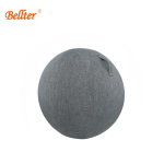 L&otilde;hkemiskindel puuvillane linane joogapalli kate (55/65/75/85 cm) - Vastupidav, Mustust h&uuml;lgav, Ei l&auml;he kergesti topiliseks Yoga Ball Cover gray