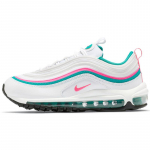 Nike Air Max 97 'White Pink Turbo Green' Naiste tossud Vabaajajalatsid DC5223-100 36.5